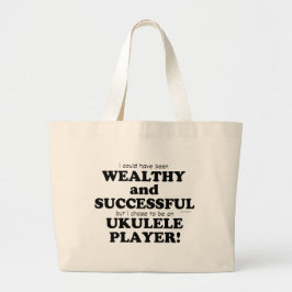 Bolsa Tote Grande Ukulele rico e bem-sucedido