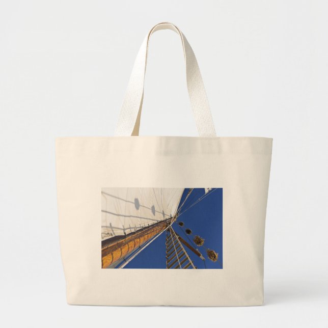 Bolsa Tote Grande Um mastro De Perspectiva (Frente)