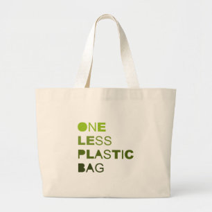 Bolsa Tote Grande Um menos sólido do plástico