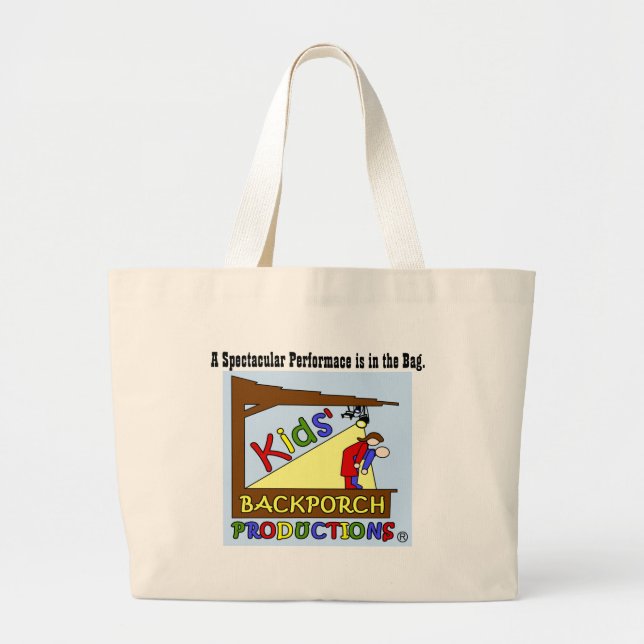 Bolsa Tote Grande Um Performace espectacular está no saco (Frente)
