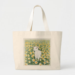 Bolsa Tote Grande Um primavera na etapa