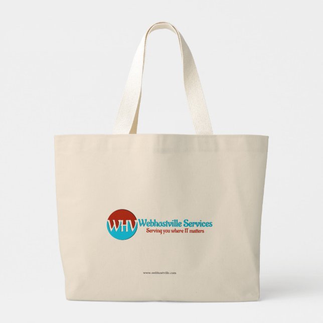 Bolsa Tote Grande Um saco de tote para as suas compras (Verso)