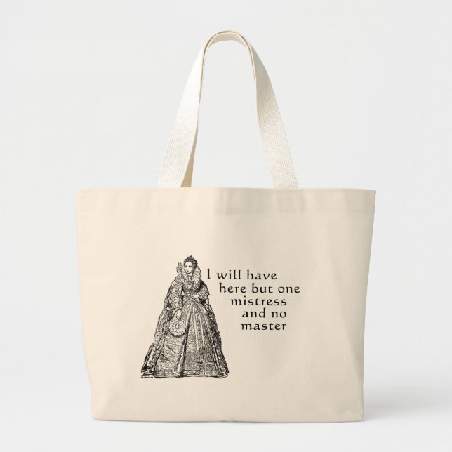 Bolsa Tote Grande Uma senhora aqui (Frente)