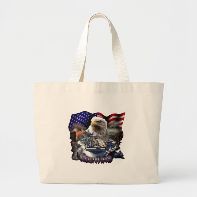 Bolsa Tote Grande Unido nós estamos 2 (Frente)