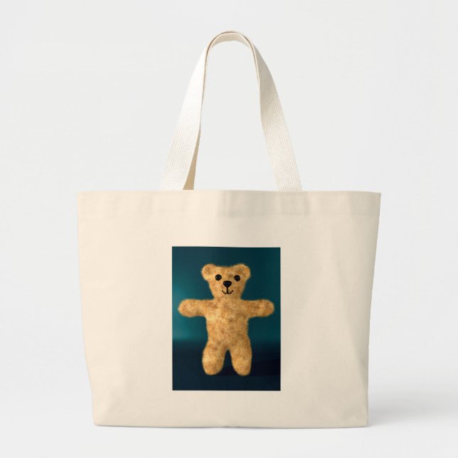 Bolsa Tote Grande Urso de Teddy (Frente)