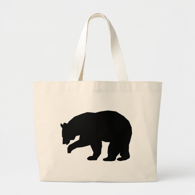 BOLSA TOTE GRANDE URSO PRETO (Frente)