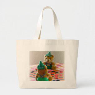 Bolsa Tote Grande Ursos de Pelúcia