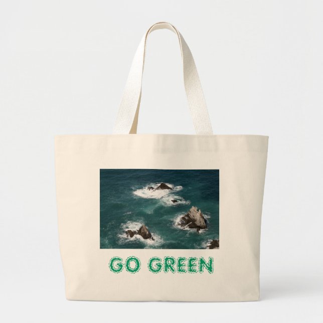 BOLSA TOTE GRANDE VÁ VERDE (Frente)