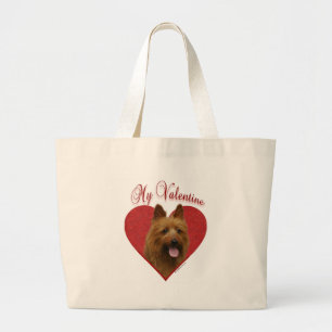 Bolsa Tote Grande Valentine do Terrier Australiano