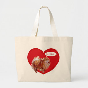 Bolsa Tote Grande Valentine Pomerânia