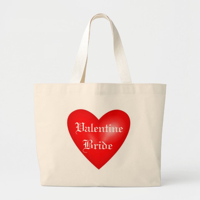 Bolsa Tote Grande Valentine's Day Bride (Frente)
