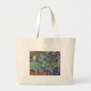 Bolsa Tote Grande Van Gogh Irises Wide