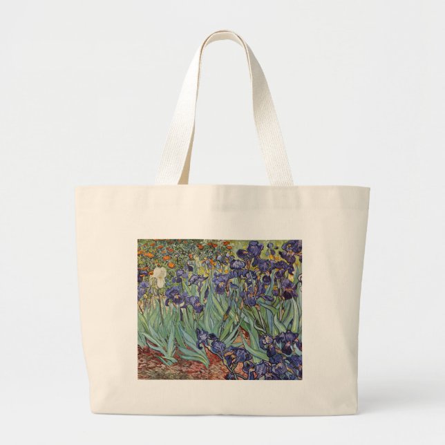 Bolsa Tote Grande Van Gogh levanta a pintura impressionista (Frente)