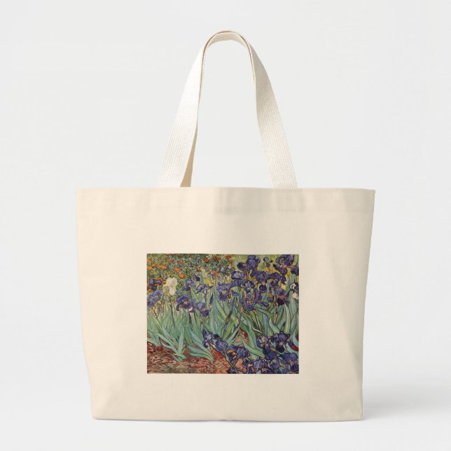 Bolsa Tote Grande Van Gogh levanta a pintura impressionista (Frente)