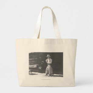 Bolsa Tote Grande Vaqueiro que come de uma manteiga de amendoim Can.
