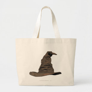 Bolsa Tote Grande Varinha Mágica de Harry Potter Chapéu Seletor