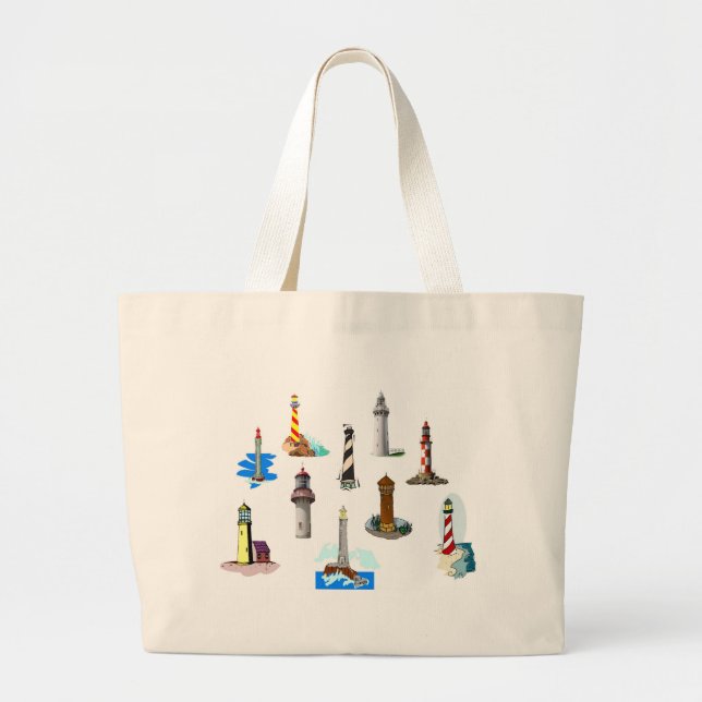Bolsa Tote Grande Veja a luz (Frente)