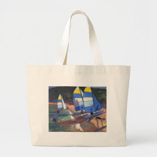 Bolsa Tote Grande Veleiros ao sul de France 1995