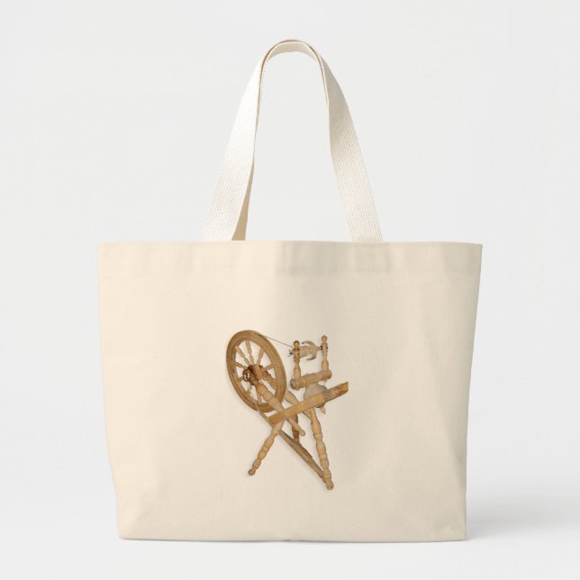 Bolsa Tote Grande Velha roda giratória (Frente)