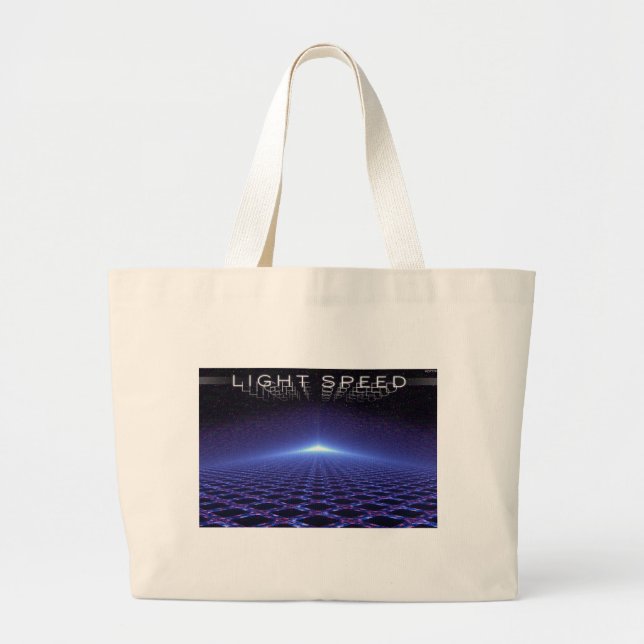 Bolsa Tote Grande Velocidade da luz (Frente)