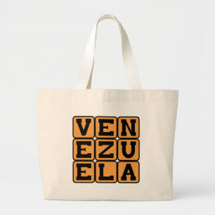 Bolsa Tote Grande Venezuela, País da América do Sul
