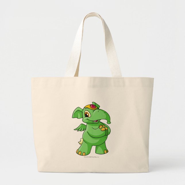 Bolsa Tote Grande Verde de Elephante (Frente)