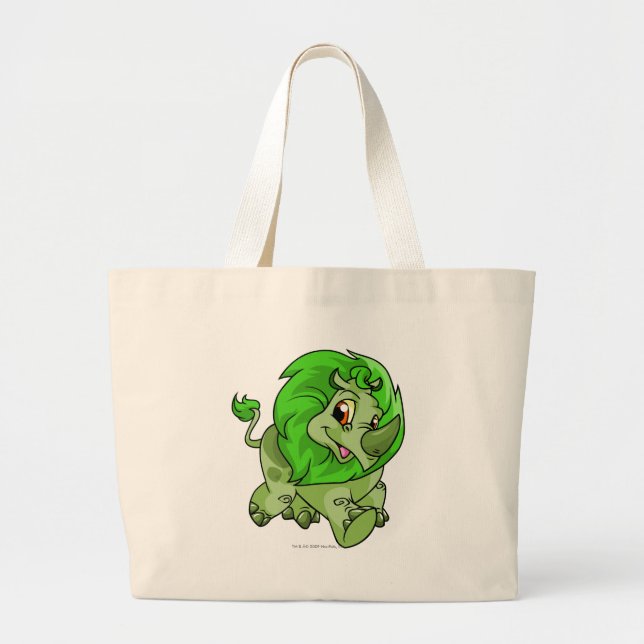 Bolsa Tote Grande Verde de Tonu (Frente)
