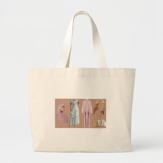 Bolsa Tote Grande vestido (Frente)