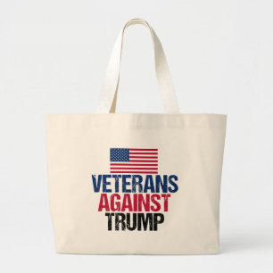 Bolsa Tote Grande Veteranos contra o trunfo