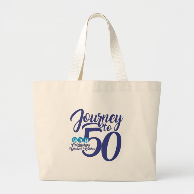 Bolsa Tote Grande Viagem aos 50: Celebrando as Mulheres Rabbis Tote  (Frente)