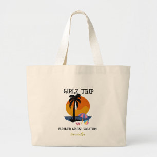 Bolsa Tote Grande Viagens de férias de cruzeiro, verão