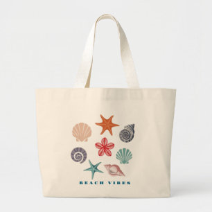 Bolsa Tote Grande Vibrações de Praia