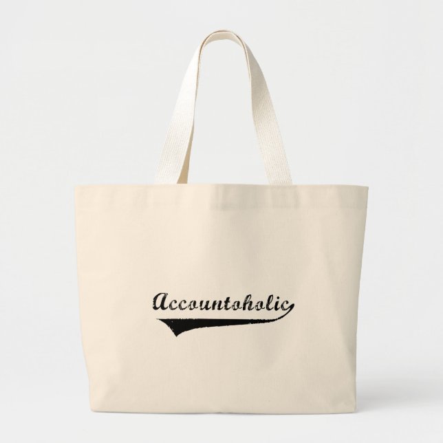 Bolsa Tote Grande Viciado em contabilidade (Frente)