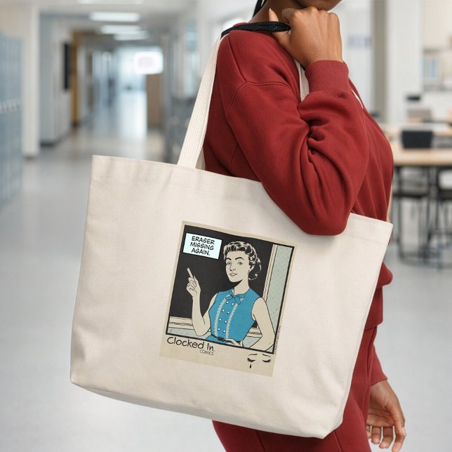Bolsa Tote Grande Vida na Sala de Aula para Professores (Criador carregado)
