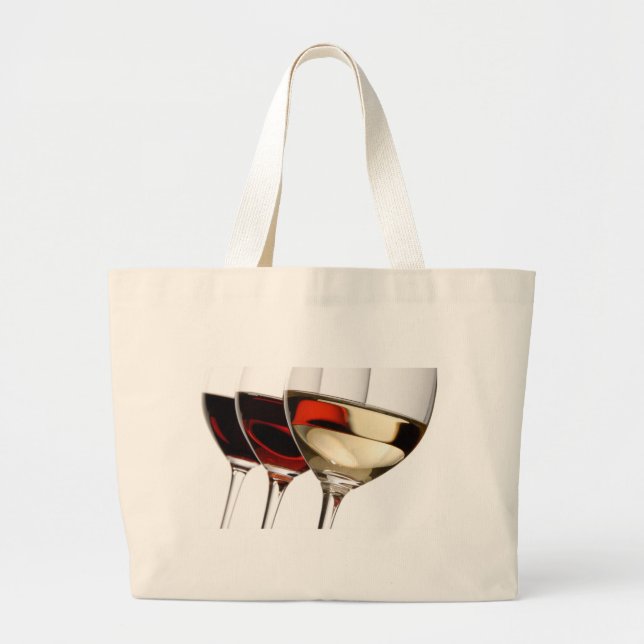 Bolsa Tote Grande Vidro de vinho (Frente)