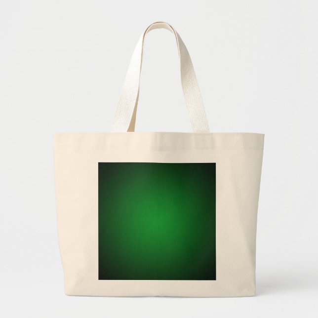 Bolsa Tote Grande Vigneta Verde-Preta Granulada (Frente)