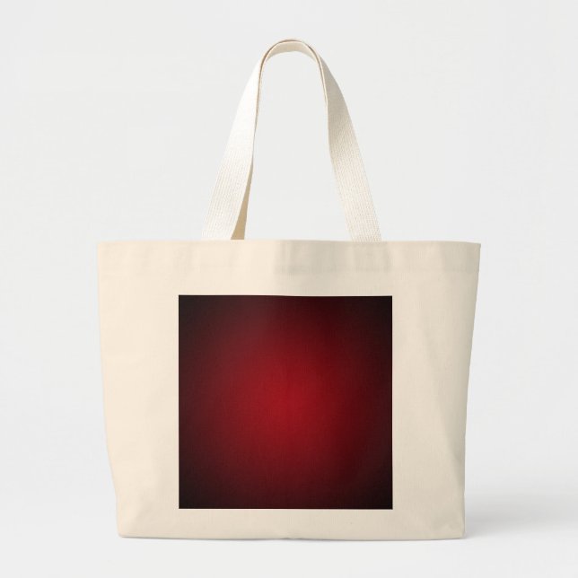 Bolsa Tote Grande Vignete Vermelho-Preto Granulado (Frente)