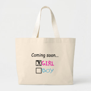 Bolsa Tote Grande Vindo logo, menina