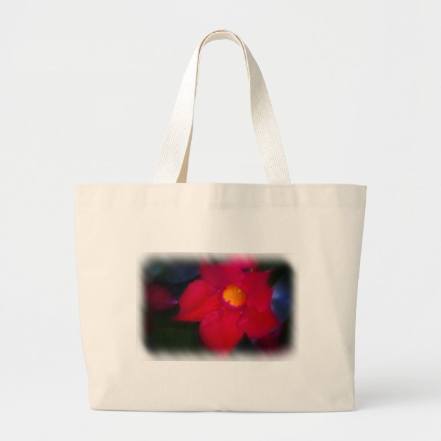 Bolsa Tote Grande Vinha Flor Vermelha (Frente)