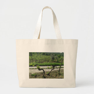Bolsa Tote Grande Vinhedo de Chianti na região Italia do vinho de