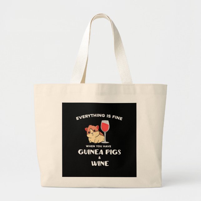 Bolsa Tote Grande Vinho-Presente-Da-Guiné-Cura (Frente)
