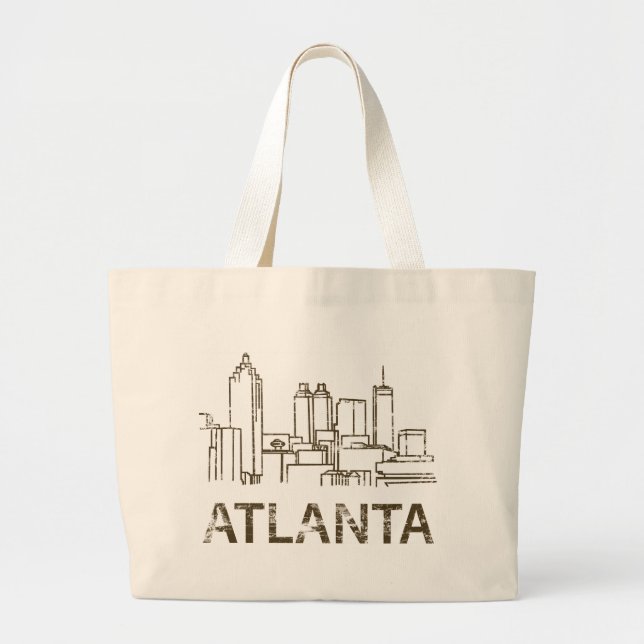 Bolsa Tote Grande Vintage Atlanta (Frente)