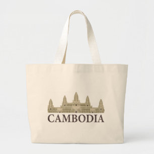 Bolsa Tote Grande Vintage Cambodia