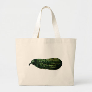 Bolsa Tote Grande vintage do pepino