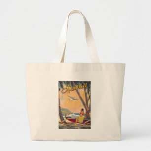 Bolsa Tote Grande Vintage Hawaii Viagem