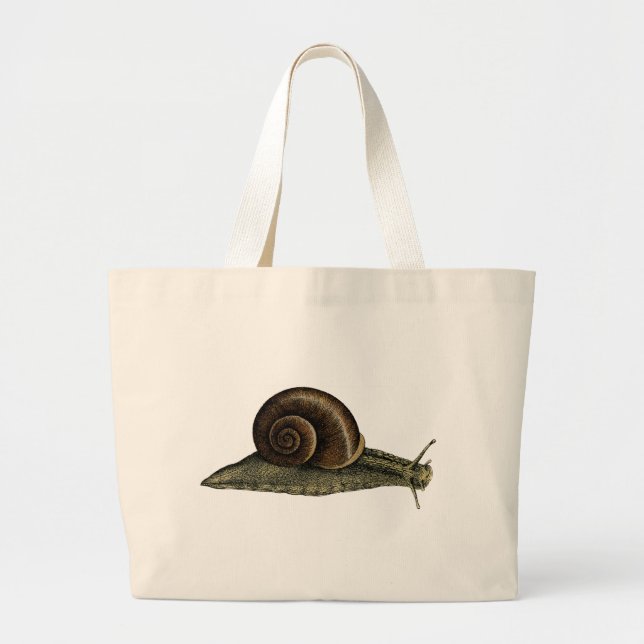 Bolsa Tote Grande Vintage Snail (Frente)