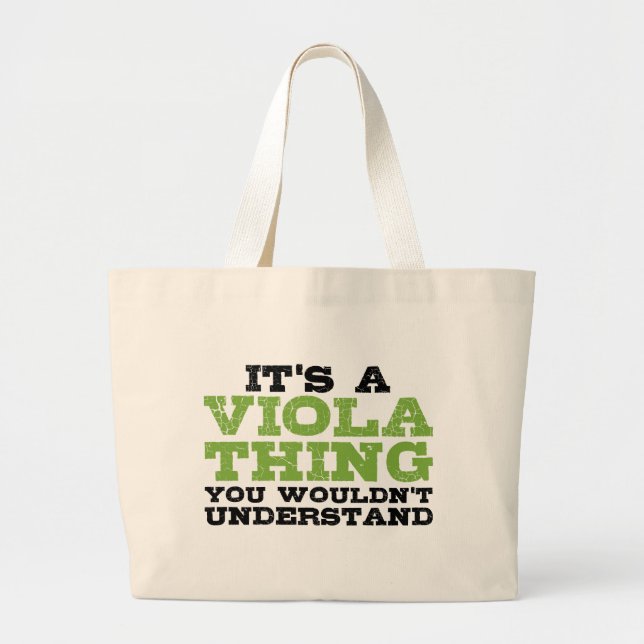 Bolsa Tote Grande Viola Thing (Frente)