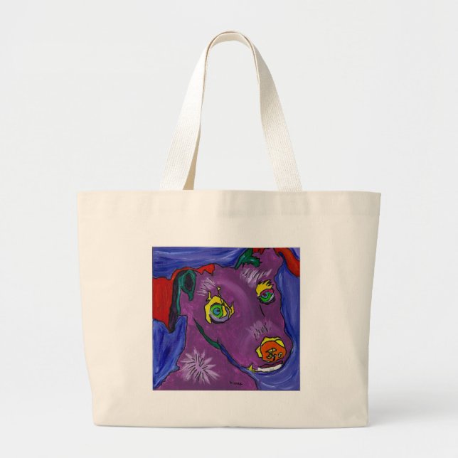 BOLSA TOTE GRANDE VIOLETA (Frente)