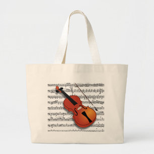 Bolsa Tote Grande Violin Lover_