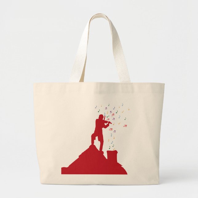 Bolsa Tote Grande Violinista (Frente)